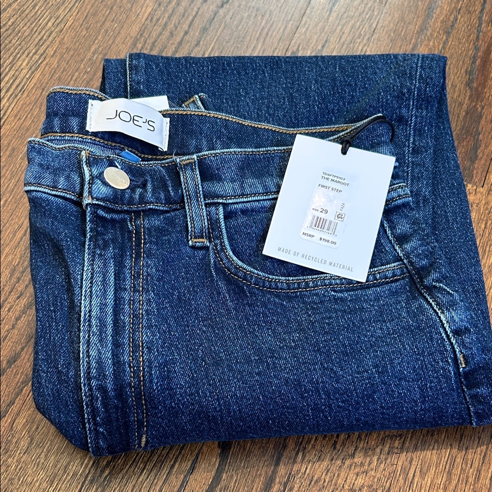 Joe's Jeans | The Margot | High Rise Strait Leg | Dark Blue Denim Jeans